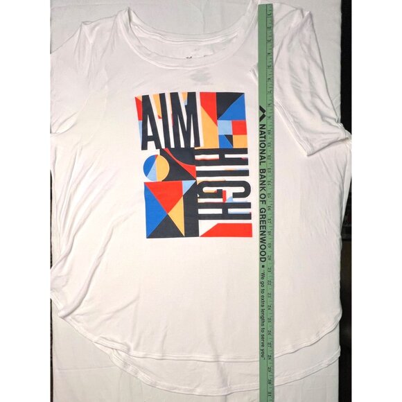 New! Xersion Women's Quick-Dri White T-Shirt 1X Modal/Polyester/Spandex NWT - Picture 5 of 5